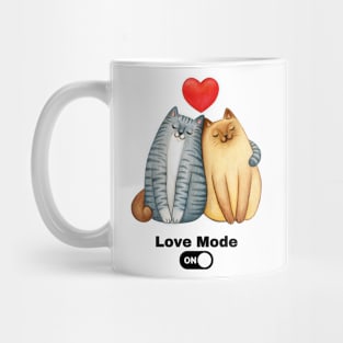 Love Mode on |  Valentines Mug